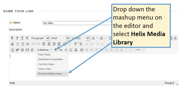 4. Blackboard mashup - new files