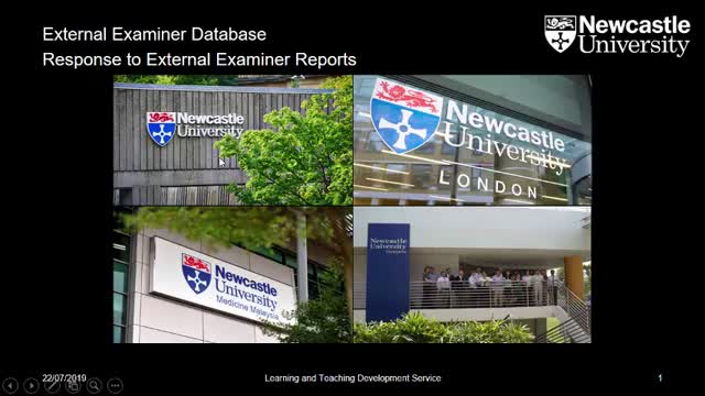 External Examiner Database Guidance