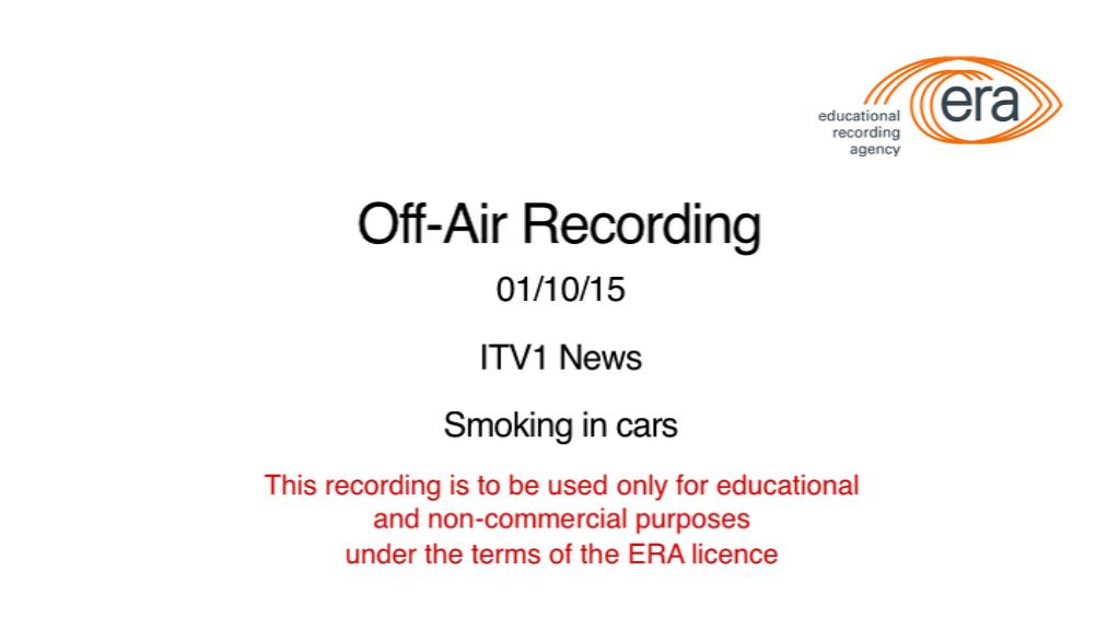 Smoking Ban - ITV1 News